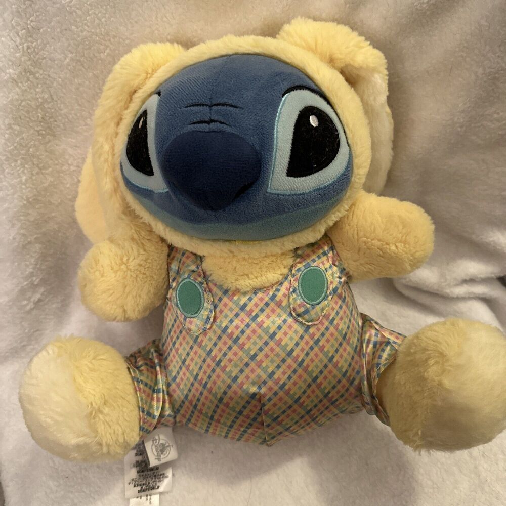 Disney Store Lilo & Stitch Plush 11" Bunny Rabbit Doll Easter Stuffed Animal